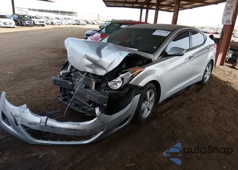 2013 Hyundai Elantra Gls z USA, uszkodzony, nr VIN 5NPDH4AE5DH342239